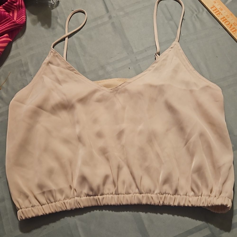 Malibu Bum spaghetti strip top L
